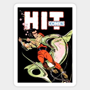 Hit Comics - Retro Poster Art Sticker